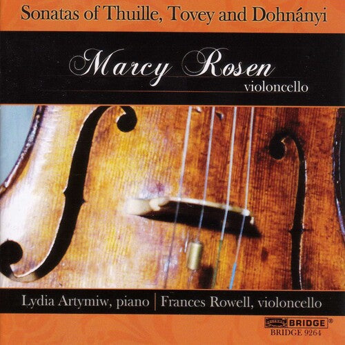 Marcy Rosen: Marcy Rosen Plays Cello Sonatas - CD
