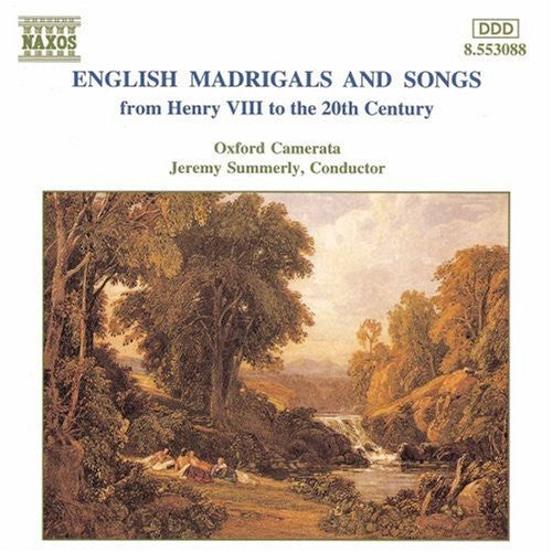 Jeremy Summerly: English Madrigals & Songs - CD