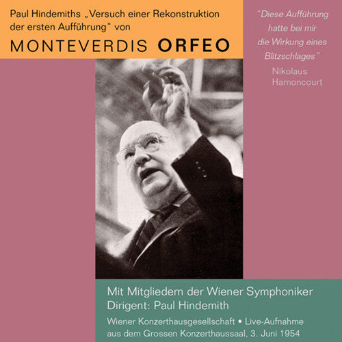 Paul Hindemith: Monteverdis Orfeo - CD