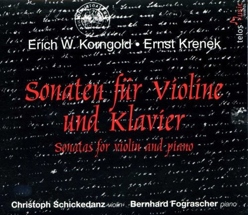 Bernhard Fograscher: Sonatas for Violin & Piano - CD