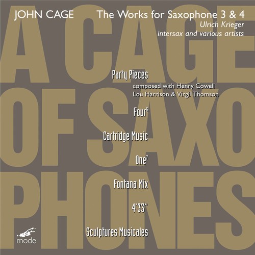 Ulrich Krieger: Cage of Saxophones 3 - CD