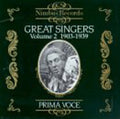 Various Artists: Great Singers 2: 1903-39 / Various - CD