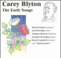 Various Artists: Carey Blyton: The Early Songs - COMPACT DISCS