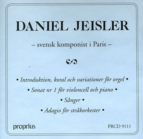 Jeisler / French: Swedish Composer in Paris - CD