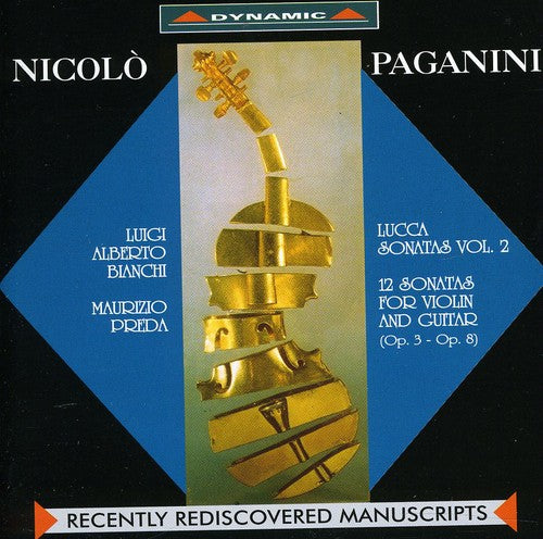 N. Paganini: 12 Sonatas for Violin & Guitar: Sonata Di Lucca - CD