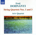 Aviv Quartet: Dohnanyi: String Quartets Nos 1 & 3 - CD