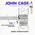 Steffen Schleiermacher: Complete Piano Music 1: Prepared Piano 1940-1952 - CD