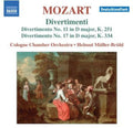 W.a. Mozart: Divertimenti 11 & 17 - CD