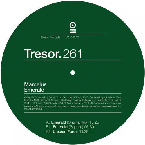 Marcelus: Emerald - 12-INCH SINGLE