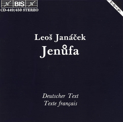 L. Janacek: Jenufa Complete Opera Sung in Czech - CD