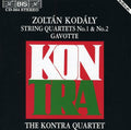 Z. Kodaly: String Quartets 1 & 2 / Gavotte - CD