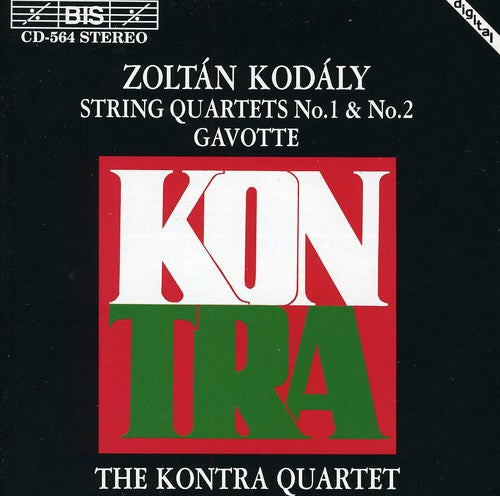 Z. Kodaly: String Quartets 1 & 2 / Gavotte - CD