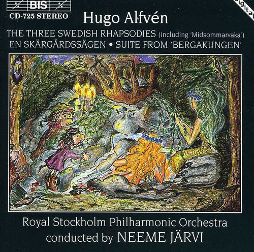 Neeme Järvi: 3 Swedish Rhapsodies - CD