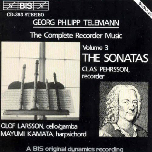 G.P. Telemann: Complete Recorder Sonatas - CD