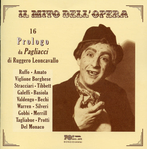 R. Leoncavallo: 16 Prologo Da Pagliacci Di Leoncavallo - CD