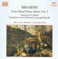 J. Brahms: Four Hand Piano Music 3 - CD