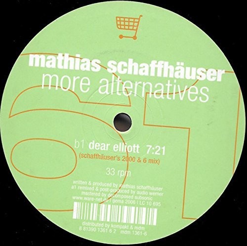 Mathias Schaffhäuser: More Alternatives - 12-INCH SINGLE