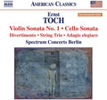 Toch: Violin Sonata 1 - CD