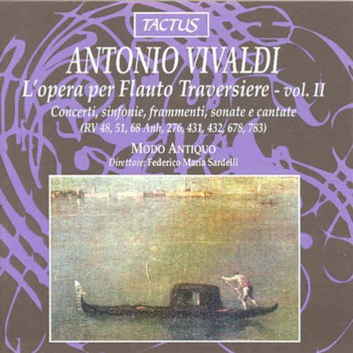 Vivaldi / Sardelli / Fedi: Works for Transverse Flute 2 - CD