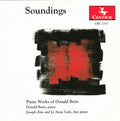 Donald Betts: Soundings: Piano Works - CD