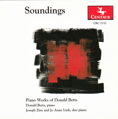 Donald Betts: Soundings: Piano Works - CD