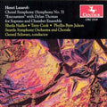 Lazarof / Thomas / Nadler / Cook / Schwartz: Choral Symphony (Symphony 3) - CD