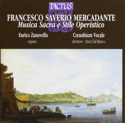 Enrico Zanovello: Sacred Music & Operatic Style - CD