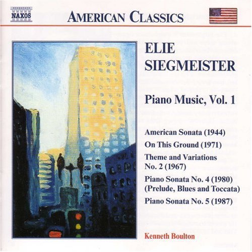 Siegmeister / Boulton: Piano Music 1 - CD