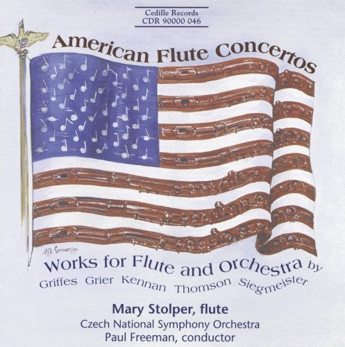Mary Stolper: American Flute Ctos: WRKS for Flute & Orchestra - CD