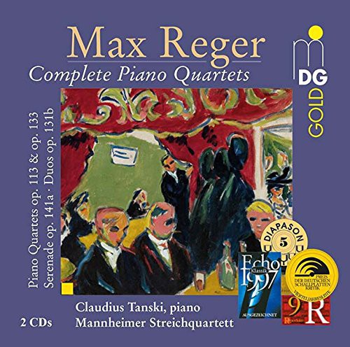 Reger / Mannheim String Quartet / Tanski: Piano Quartet Op. 113 & 133 / Serenade Op. 141A - CD