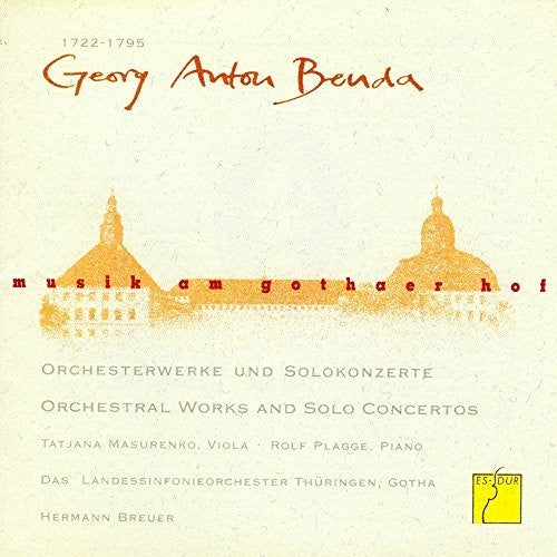 Benda / Thueringen Philharmonie Gotha / Breuer: Music at the Court of Gotha: Orchestral Works - CD