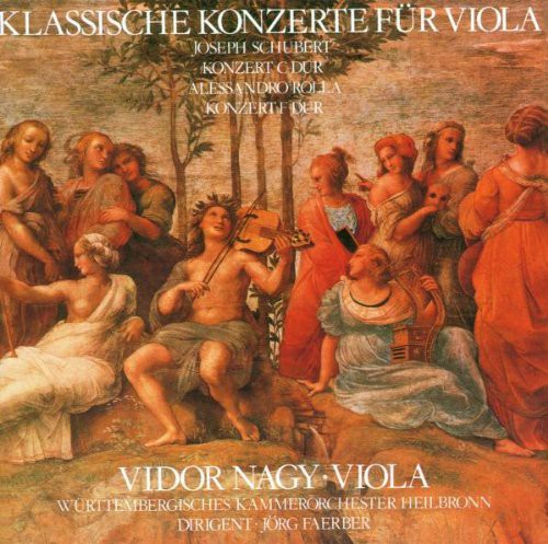 Schubert / Rolla / Nagy / Faerber: Classical Concertos for Viola & Orchestra - CD