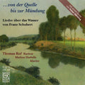 Schubert / Ruf / Hadulla: Songs About Water - CD