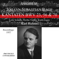 Bach, J.S. / Richter: Kantaten BWV 23 56 & 70 - CD