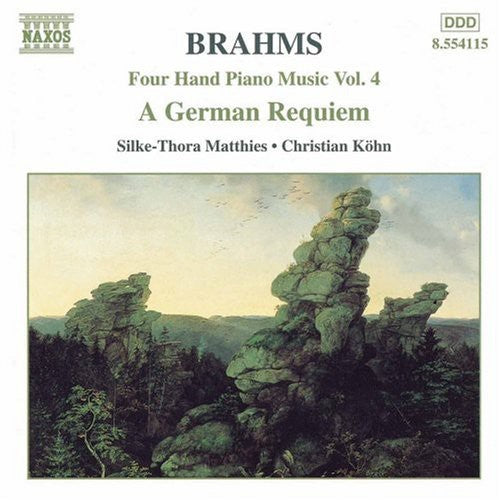 J. Brahms: Four Hand Piano Music 4 / German Requiem Op 45 - CD