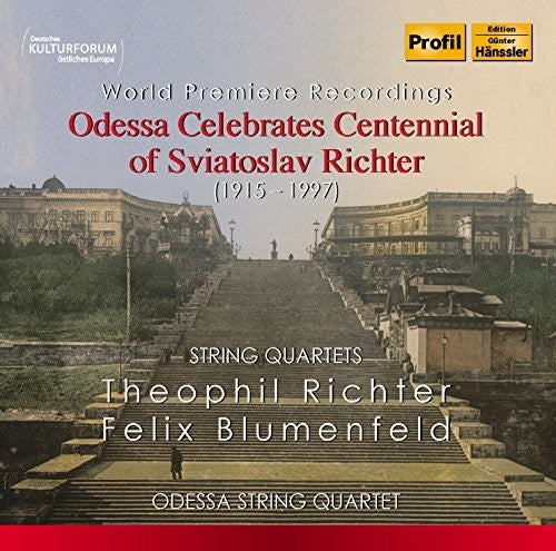 Richter / Odessa String Quartet: Odessa Celebrates Centennial of Sviatoslav Richter - CD