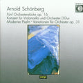 Heinrich Schiff: Schoenberg: Cello Concerto. Variations for Orch. - CD