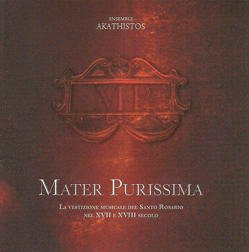 Anonymous / Losito / Cussino / Caravella: Mater Purissima - CD