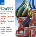 Taneyev / Carpe Diem Quartet / Buswell: Sergei Ivanovich Taneyev: Complete String Quartets, Vol. 5 - CD