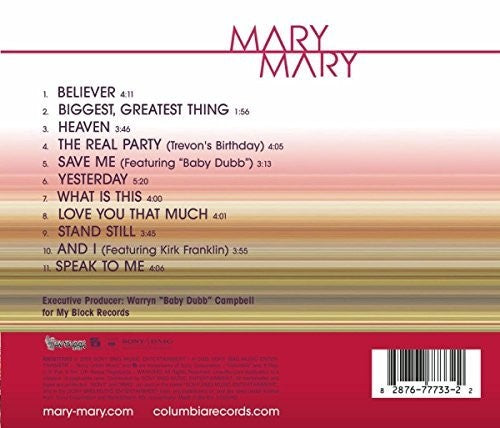 Mary Mary: Mary Mary - CD