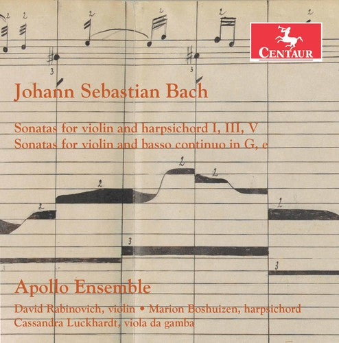 Bach, J.S. / Apallo Ensemble: Bach: Sonatas for Violin & Harpsichord - CD