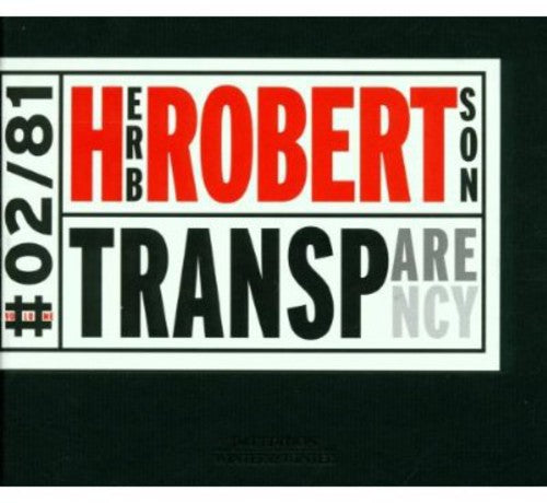Herb Robertson: Transparency - CD