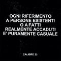 Calibro 35: Any Resemblance To Real Persons Or Actual Facts Is - (VINYL LP)