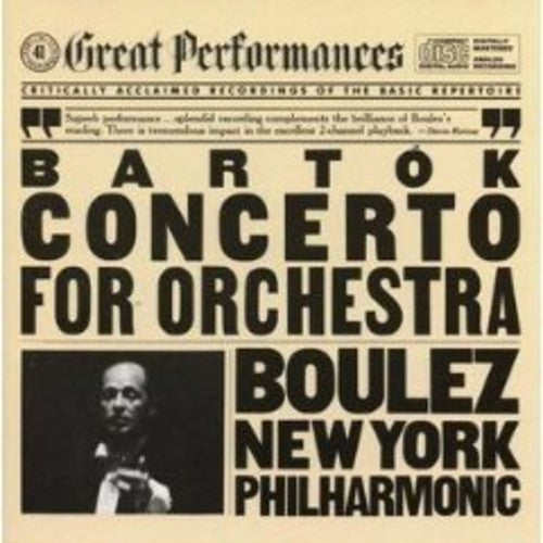 Bartok / New York Philharmonic / Boulez: Cto for Orch - CD