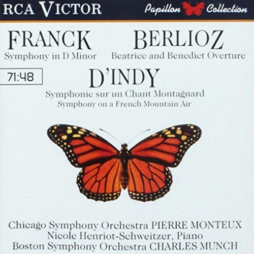 Franck / Berlioz / Boston Sym Orch / Munch: Sym in D - COMPACT DISCS