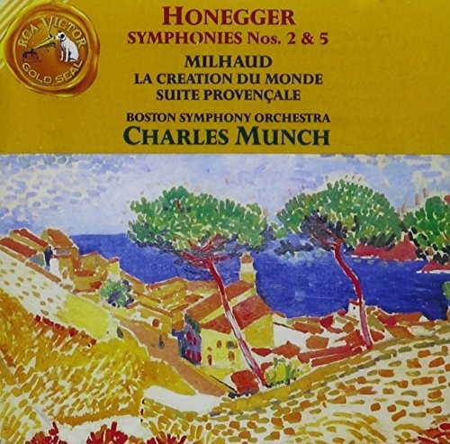 Honegger / Munch / Boston Sym Orch: Syms Nos 2 & 5 - CD