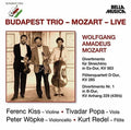 Mozart / Budapest Trio: Live - CD