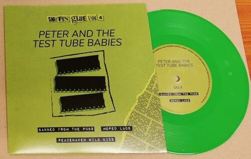 Peter & the Test Tube Babies: Banned From The Pubs / Moped Lads (Light Green Vinyl) - 7-INCH SINGLE