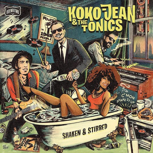 Koko-Jean & the Tonics: Shaken & Stirred - (VINYL LP)