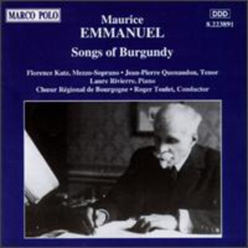 Emmanuel / Toulet: Songs of Burgundy - CD